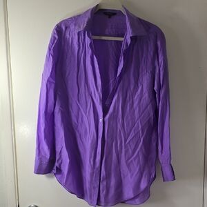 Massimo Dutti Vibrant Purple Shirt